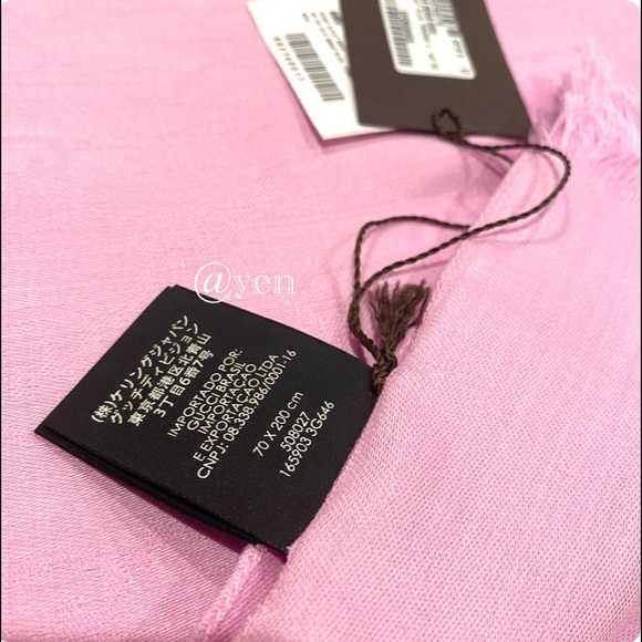 Gucci pink GGnat plus scarf - Picture 8 of 8